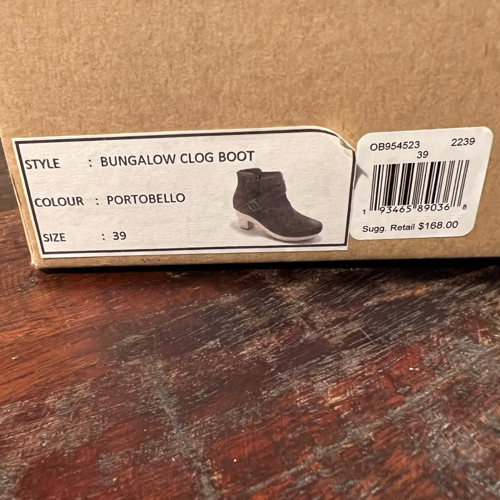 Free People Bungalow Clog Boot/ Color - Portobello/ Size 39 - Picture 15 of 15
